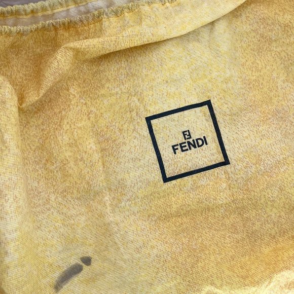 Fendi Vintage Dome Satchel Zucca Canvas and Leather Large with Original Bag - Picture 11 of 11